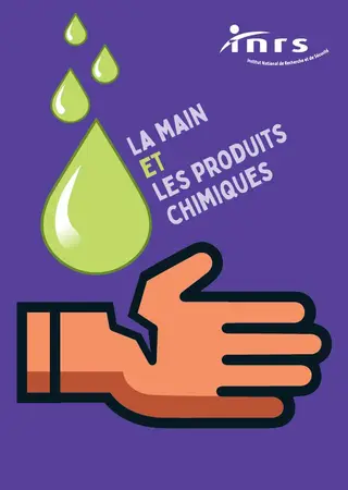 La main et les produits chimiques