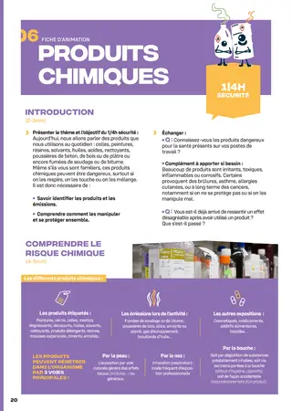 Fiche animation risques chimique