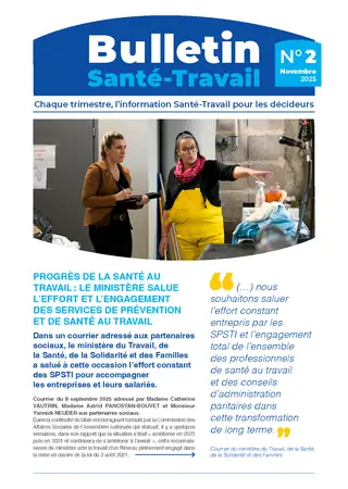 Bulletin santé-travail #2