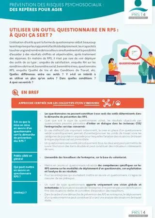 Utiliser un outil questionnaire en PS : ça sert à quoi ?