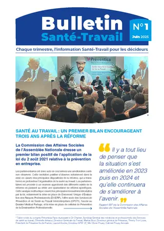Bulletin Santé-Travail #1