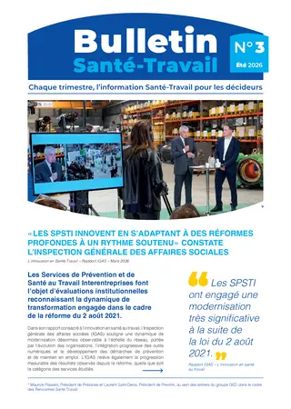 Bulletin Santé-Travail #3