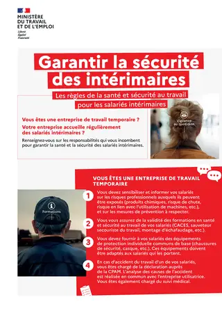 Fiche : garantir la sécurité des intérimaires