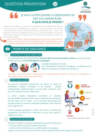 Je veux lutter contre la sédentarité de mes collaborteurs