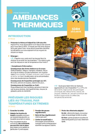 Fiche animation ambiances thermiques