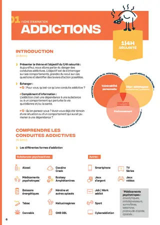 Fiche animation 1/4h prévention - addiction